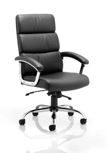Desire High Back Leather Executive Office Chair with Arms