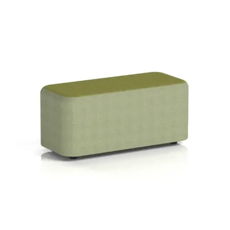 Harlestone Rectangular Stool in Two Tone